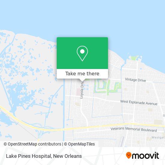 Mapa de Lake Pines Hospital