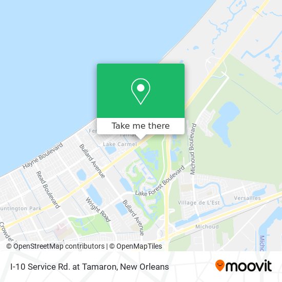 Mapa de I-10 Service Rd. at Tamaron