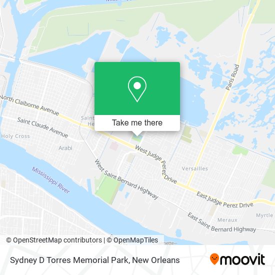Sydney D Torres Memorial Park map