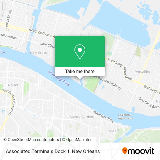 Associated Terminals Dock 1 map