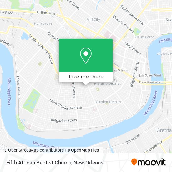 Mapa de Fifth African Baptist Church