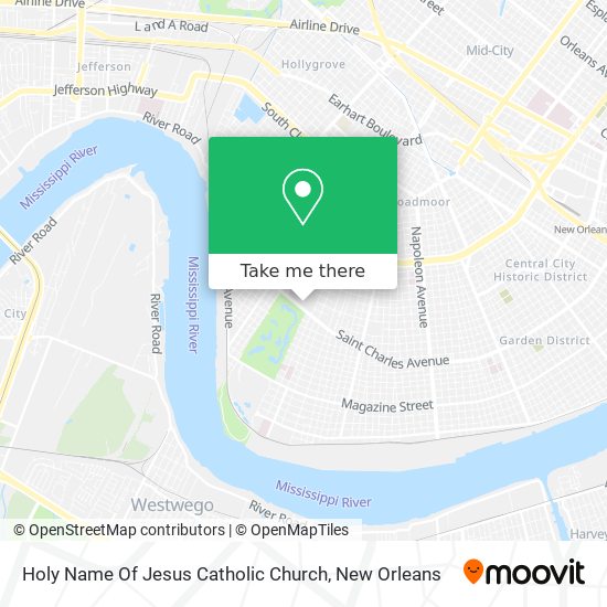 Holy Name Of Jesus Catholic Church map