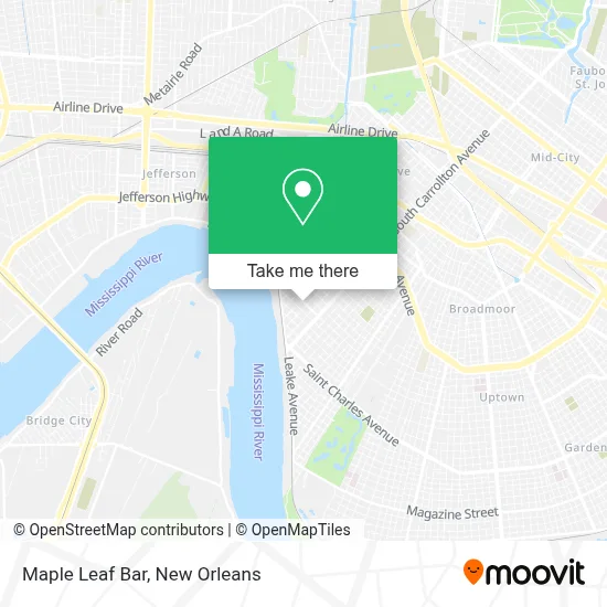 Maple Leaf Bar map