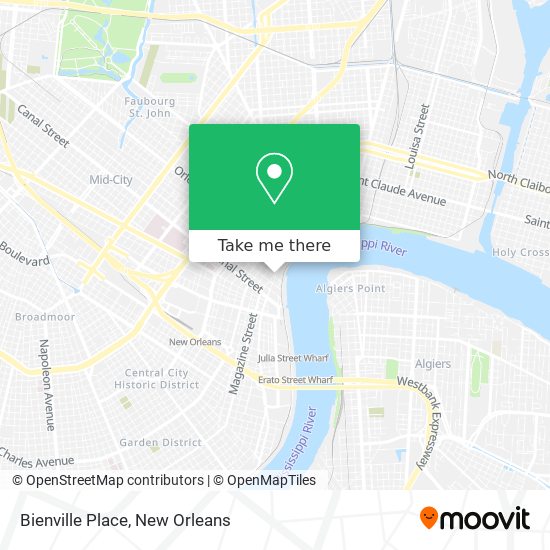 Bienville Place map