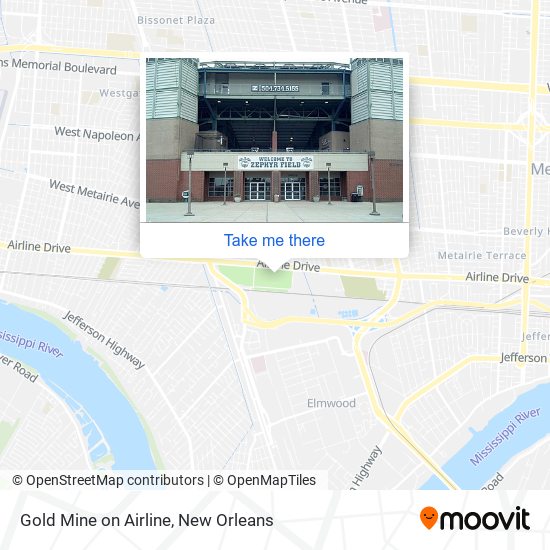 Mapa de Gold Mine on Airline