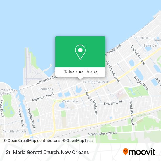 St. Maria Goretti Church map