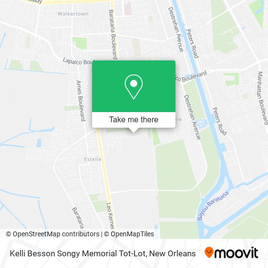 Kelli Besson Songy Memorial Tot-Lot map
