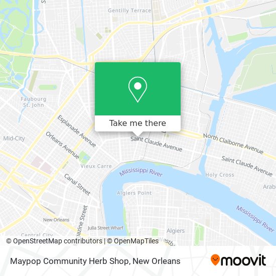 Maypop Community Herb Shop map