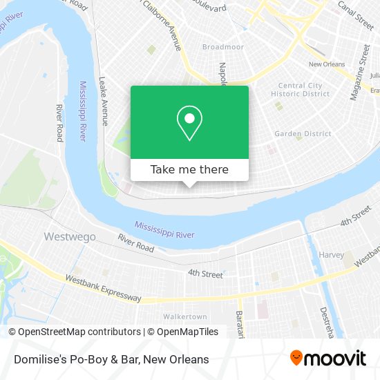 Domilise's Po-Boy & Bar map