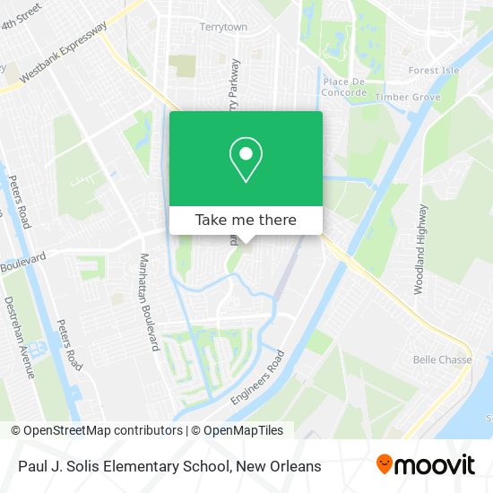 Paul J. Solis Elementary School map