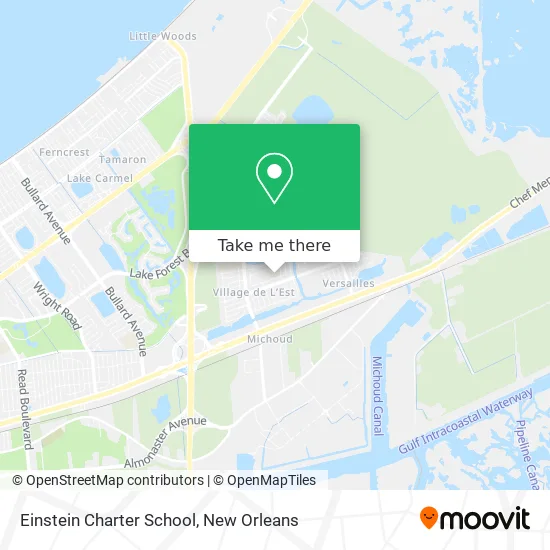 Einstein Charter School map
