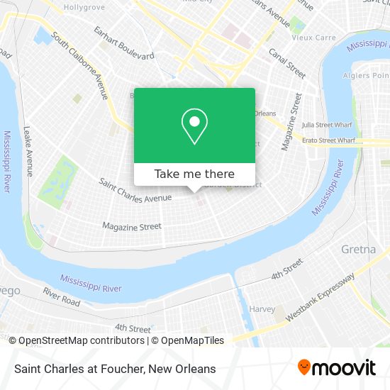 Mapa de Saint Charles at Foucher