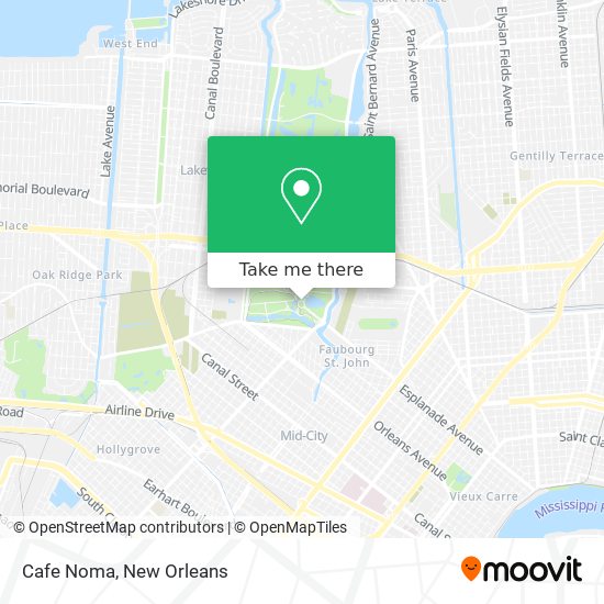 Mapa de Cafe Noma