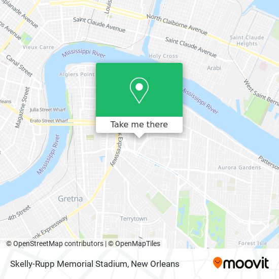 Mapa de Skelly-Rupp Memorial Stadium