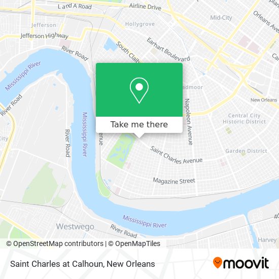 Mapa de Saint Charles at Calhoun