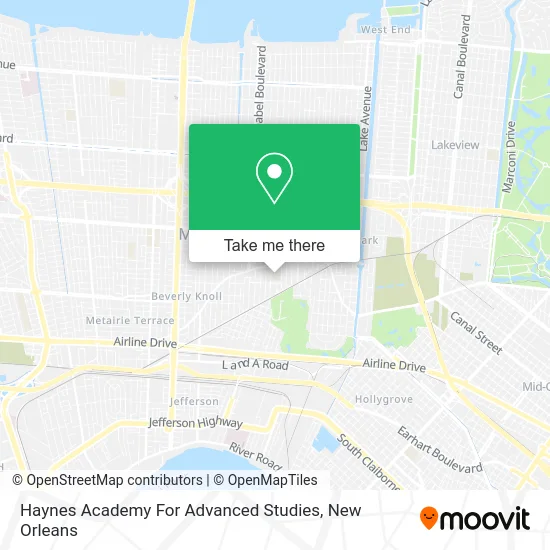 Haynes Academy For Advanced Studies map