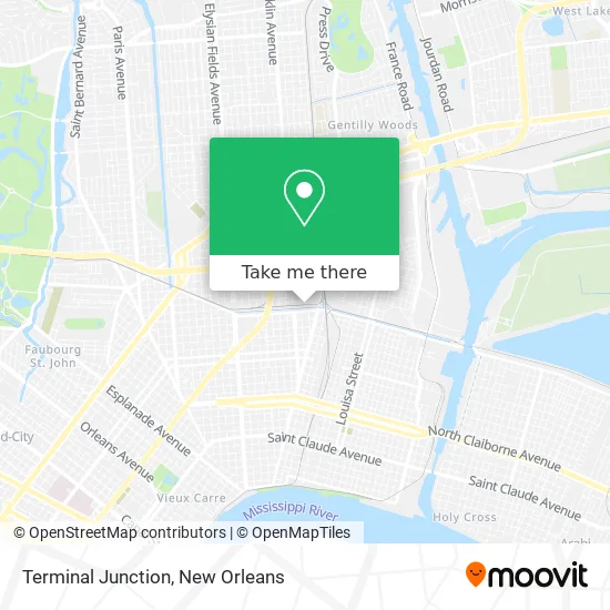 Terminal Junction map