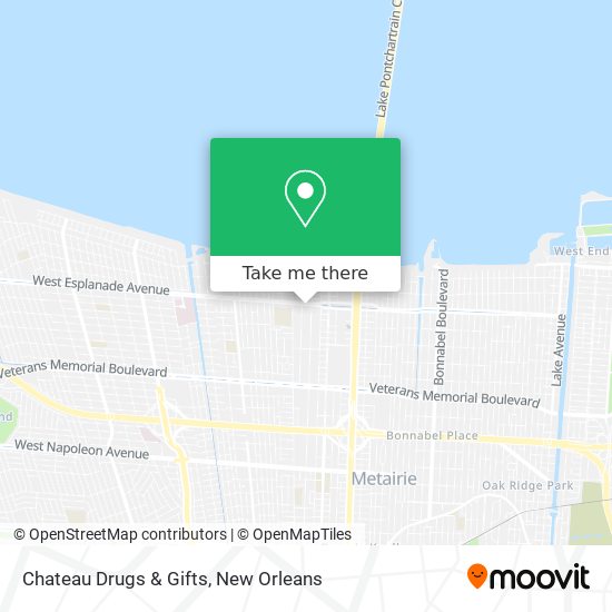 Chateau Drugs & Gifts map