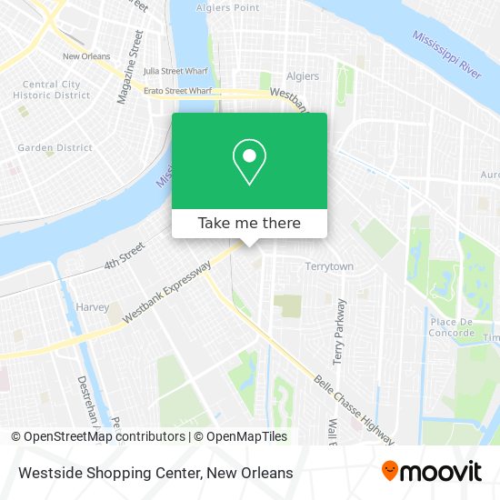 Westside Shopping Center map
