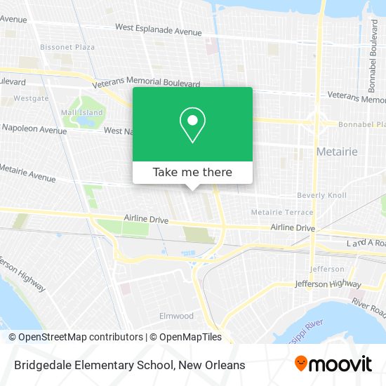 Mapa de Bridgedale Elementary School