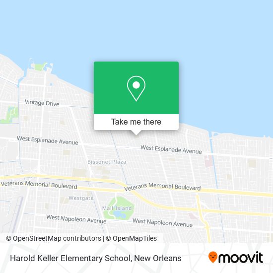 Harold Keller Elementary School map
