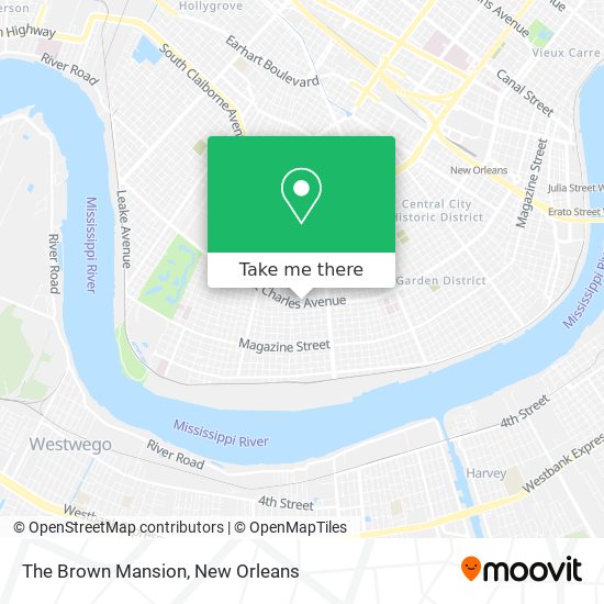 Mapa de The Brown Mansion
