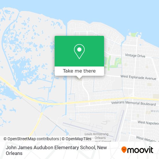 John James Audubon Elementary School map