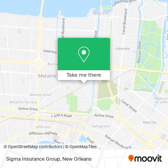 Mapa de Sigma Insurance Group