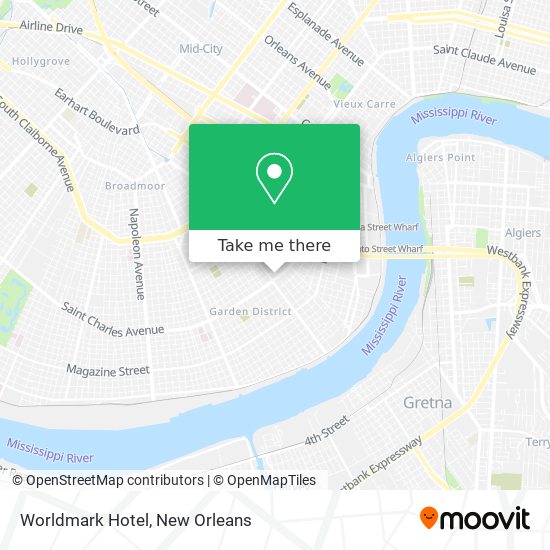 Worldmark Hotel map