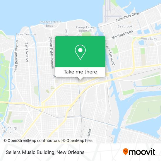 Sellers Music Building map