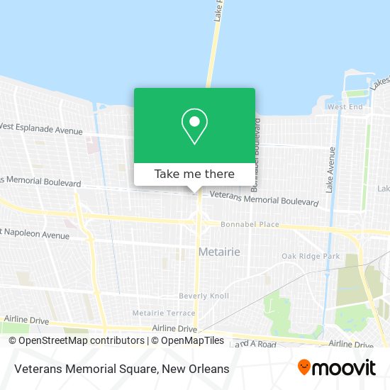 Veterans Memorial Square map