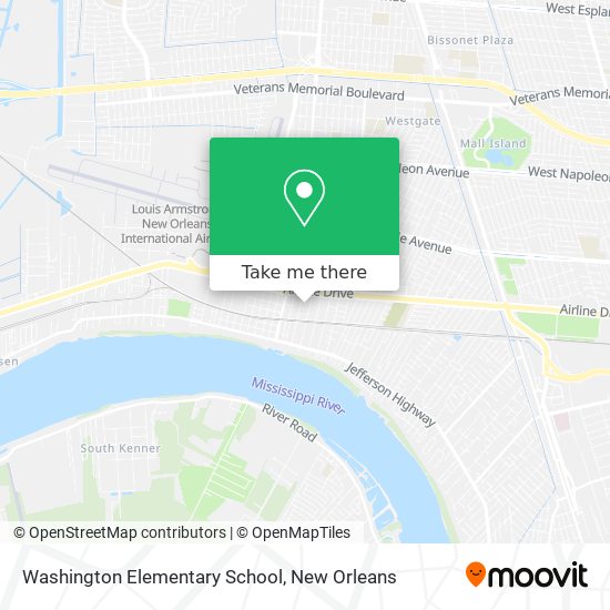 Washington Elementary School map