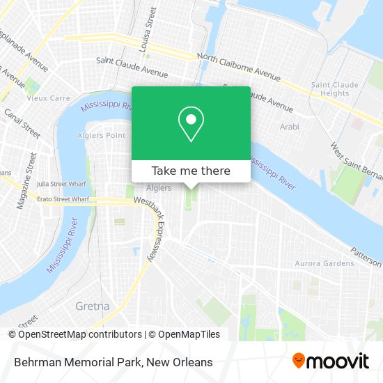 Mapa de Behrman Memorial Park