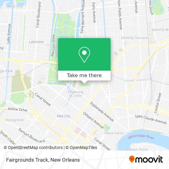 Fairgrounds Track map