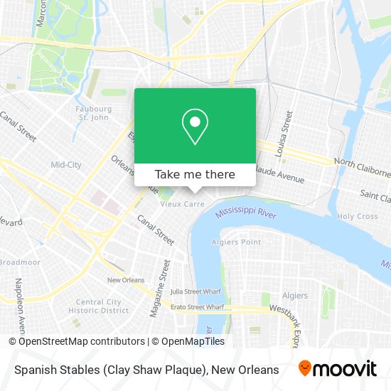 Spanish Stables (Clay Shaw Plaque) map