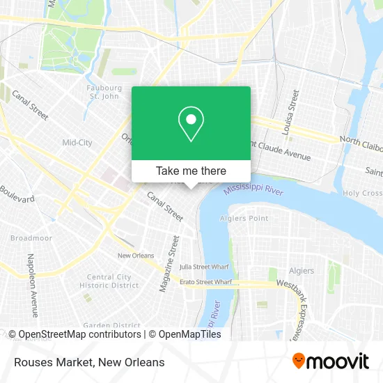 Rouses Market map