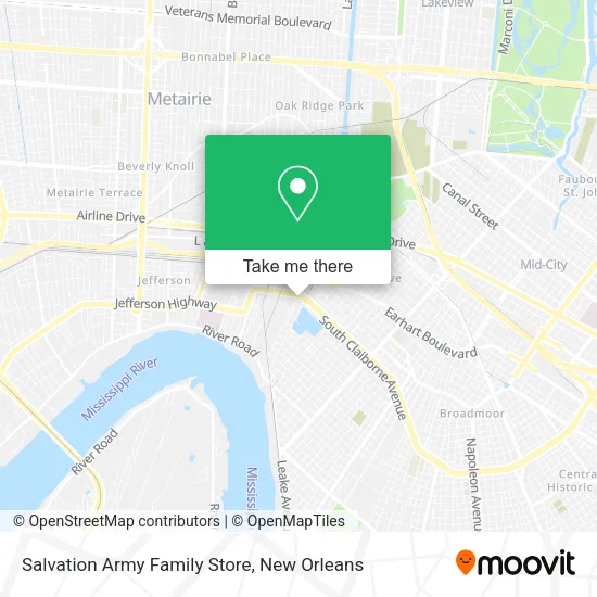 Salvation Army Family Store map