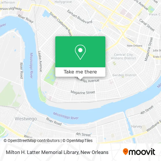 Milton H. Latter Memorial Library map