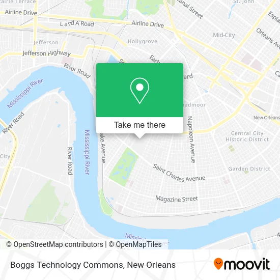 Boggs Technology Commons map