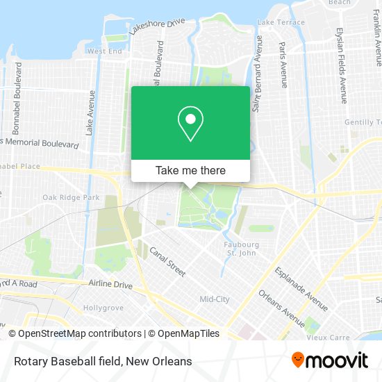 Rotary Baseball field map