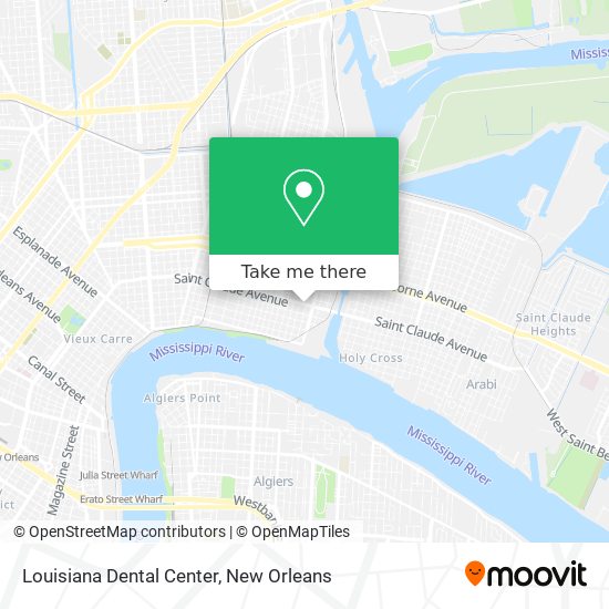 Louisiana Dental Center map