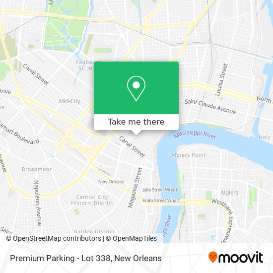 Mapa de Premium Parking - Lot 338