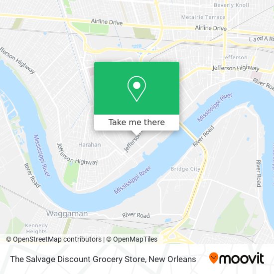 The Salvage Discount Grocery Store map