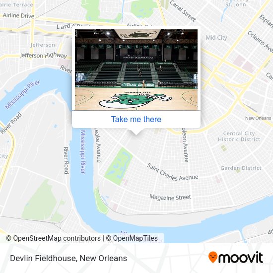 Devlin Fieldhouse map