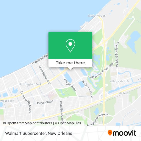 Mapa de Walmart Supercenter