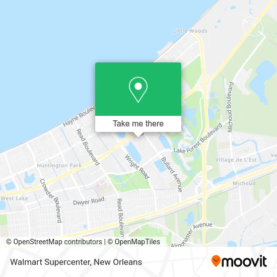 Walmart Supercenter map
