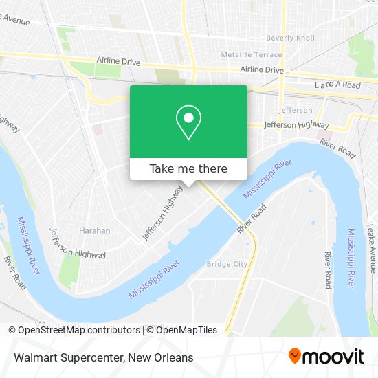 Mapa de Walmart Supercenter