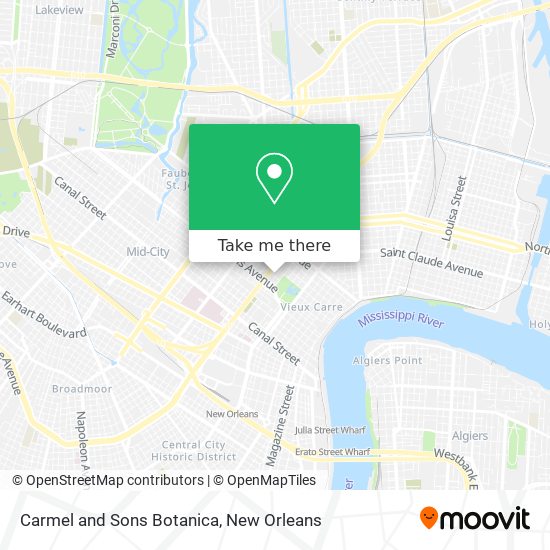 Mapa de Carmel and Sons Botanica