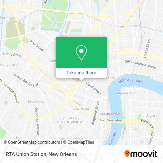 RTA Union Station map