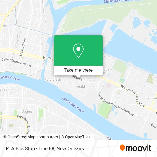 RTA Bus Stop - Line 88 map